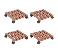 vidaXL Rouleau pour plantes 4 pcs. Marron 30x30x7,5 cm WPC