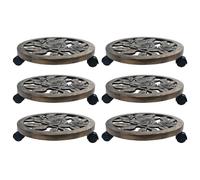 vidaXL Chariots à plantes - Bronze
