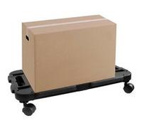 vidaXL Chariots de transport 2 pcs noir polypropylène 200 kg