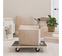 Chariots de transport 2 pcs rectangulaire 60x40x11,5 cm 250 kg