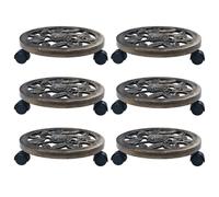 vidaXL Chariots pour plantes (6 pcs)