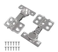 vidaXL Charnière 2 pcs Nickel 85 x 52,5 x 9,5 mm Fer, Un Guide des Outils, Charnières Modernes, Accessoires de Cabinet, et Composants de Porte pour vos Projets Maison