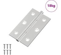 vidaXL Charnière Uni 899 pcs argent 58 x 35 x 1 mm acier