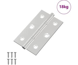 vidaXL Charnière Uni 899 pcs argent 58 x 35 x 1 mm acier