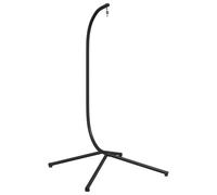 vidaXL Châssis de chaise suspendue sans panier noir acier