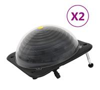 vidaXL Chauffage solaire de piscine 2 pcs