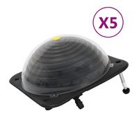 vidaXL Chauffage solaire de piscine 5 pcs