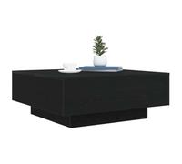 vidaXL Chêne Noir 80 x 80 x 31 cm Bois d'ingénierie | Un look qui booste ta déco moderne, Une lumière douce qui met une ambiance cozy, MDF costaud avec un joli placage en chêne