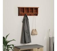vidaXL Cintre Marron 70 x 11 x 27 cm Bois de Mahogany Massif