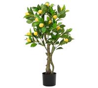 vidaXL Citronnier artificiel 234 feuilles 90 cm Vert