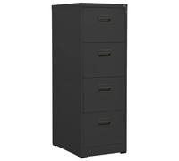vidaXL Classeur Anthracite 46x62x133 cm Acier