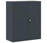 vidaXL Classeur anthracite 90x40x105 cm acier, armoire à dossiers, armoire de rangement, armoire de bureau, armoire de classement, unité de rangement