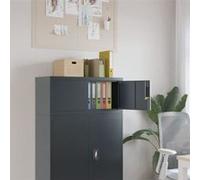 vidaXL Classeur anthracite 90x40x40 cm acier 339719 Gris