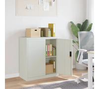 vidaXL Classeur gris clair 79x40x90 cm acier