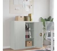 vidaXL Classeur gris clair 90x40x105 cm acier 339737 Gris