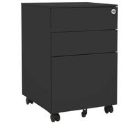 vidaXL Classeur Mobile Anthracite 39x45x60 cm Acier