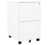 VIDAXL Classeur Mobile - Blanc
