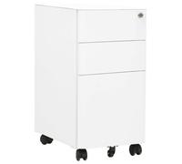 vidaXL Classeur mobile Blanc 30x45x59 cm Acier