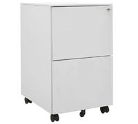 vidaXL Classeur mobile - Gris clair