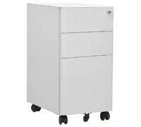 vidaXL Classeur mobile - Gris clair