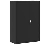 vidaXL Classeur 339746 – armoire de classement acier noir 90x40x140 cm