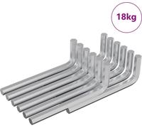 vidaXL llen 1800 pcs argent 32 x 86 mm acier
