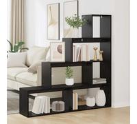 vidaXL Cloison Bibliothèque Chêne noir 143,5 x 29 x 143,5 cm