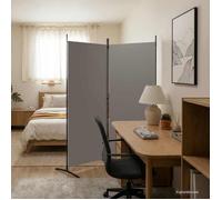 vidaXL Cloison de Séparation 2 Panneaux Séparateur de Pièce Pliable Diviseur Écran d'Intimité Paravent Décoration Salon 350260