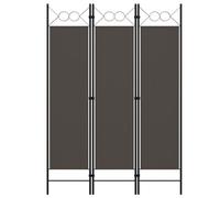 vidaXL Cloison de séparation 3 panneaux Anthracite 120x180 cm