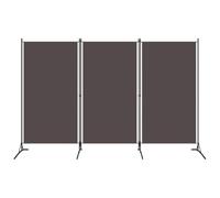vidaXL Cloison de séparation 3 Panneaux Anthracite 260x180 cm