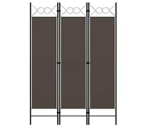 vidaXL Cloison de Séparation 3 Panneaux Séparateur de Pièce Diviseur Ecran d'Intimité Paravent Chambre à Coucher Intérieur Anthracite 120x180 cm