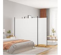 vidaXL Cloison de Séparation 3 Panneaux Séparateur de Pièce Pliable Diviseur Écran d'Intimité Paravent Décoration Salon 350278