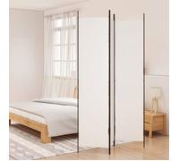 vidaXL Cloison de Séparation 3 Panneaux Séparateur de Pièce Pliable Diviseur Écran d'Intimité Paravent Décoration Salon 350194