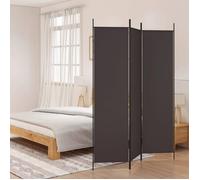 vidaXL Séparation 3 panneaux - 150x200 cm - Marron