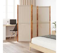 vidaXL Cloison de séparation 3 panneaux taupe 210x180 cm