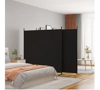 vidaXL 4 Panneaux Noir