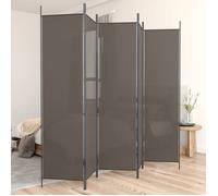vidaXL Cloison de Séparation 5 Panneaux Séparateur de Pièce Pliable Diviseur Écran d'Intimité Paravent Décoration Salon 350188