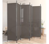 vidaXL Paravent 6 panneaux pliable en tissu Anthracite 300x220 cm