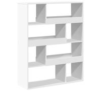 vidaXL Cloison de séparation blanc en bois d'ingénierie 100 x 33 x 125,5 cm