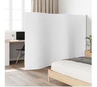 vidaXL Cloison de séparation blanc 165x400 cm bambou, écran de séparation de pièces, séparation de bureaux, écran de 377003