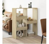 vidaXL Cloison de séparation chêne sonoma 100x33x115cm bois ingénierie Marron