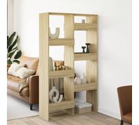 vidaXL Cloison de séparation chêne sonoma 100x33x175cm bois ingénierie Marron