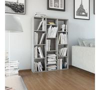 vidaXL Cloison de séparation Gris béton 100x24x140 cm Aggloméré