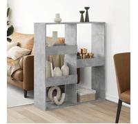 vidaXL Cloison de séparation gris béton en bois d'ingénierie 100x33x115 cm