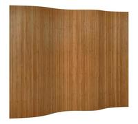 vidaXL Cloison de séparation marron 165x250 cm bambou, écran de séparation de pièces, séparation de bureaux, écran de séparation, séparation de pièces