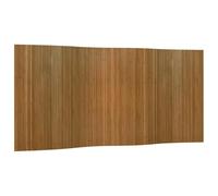 vidaXL Cloison de séparation marron 165x400 cm bambou, écran de séparation de pièces, séparation de bureaux, écran de séparation, séparation de pièces