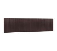 vidaXL Cloison de séparation marron foncé 165x800 cm bambou, écran de séparation de pièces, séparation de bureaux, écran de séparation