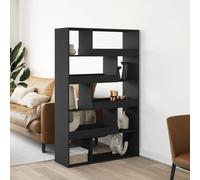vidaXL Cloison de séparation noir 100x33x156,5 cm bois d'ingénierie