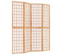 vidaXL Cloison de séparation pliable 4 panneaux 160x170 cm
