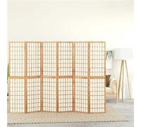 vidaXL Cloison de séparation pliable 6 panneaux 240x170 cm 352086 Beige G